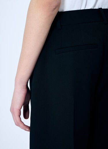 Alexander Wang 中腰弓形腿长裤  黑色 awg0259002