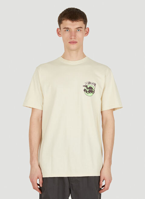 Stüssy Skateman Putty T-Shirt Blue sts0350008