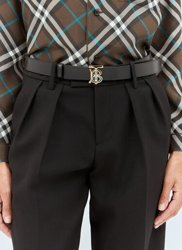 Burberry Reversible Leather TB Belt Black bur0255067