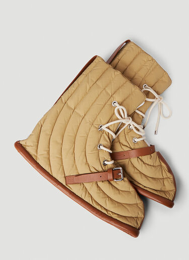 2 Moncler 1952 Lace-Up Gaiters Brown mge0250008
