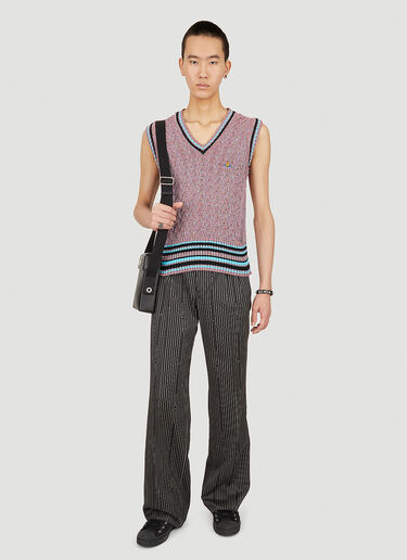 Vivienne Westwood Range Sleeveless Sweater Purple vvw0152018