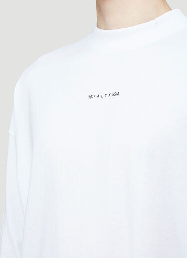 1017 ALYX 9SM Visual Long-Sleeved T-Shirt White aly0143009