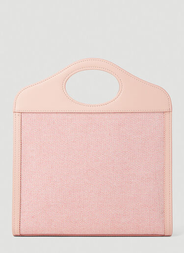 Burberry Logo Print Pocket Tote Bag Pink bur0251062