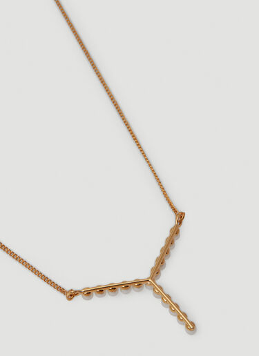 Y/Project Mini Y Necklace Gold ypr0249028