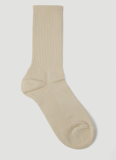 Balenciaga Sporty B Socks Beige bal0148079