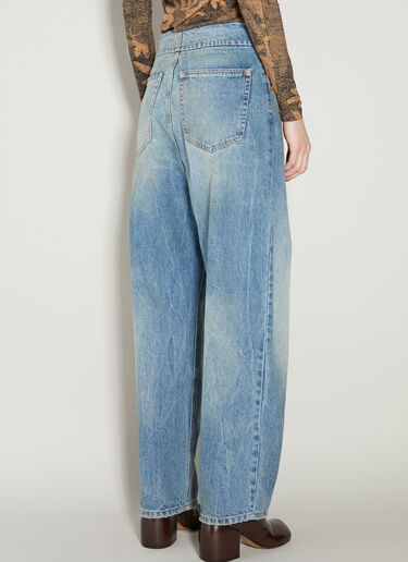 MM6 Maison Margiela Tapered Button Jeans Blue mmm0253017