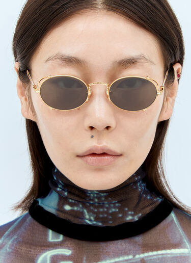 Jean Paul Gaultier The 55-3175 Sunglasses Gold jpg0358002