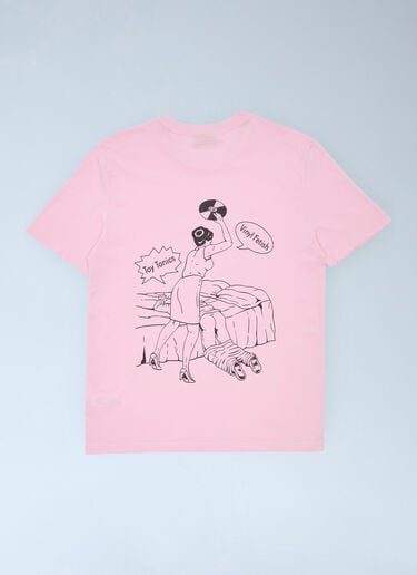 Logo Motif T-Shirt Toy Tonics Logo Motif T-Shirt Pink toy0363001