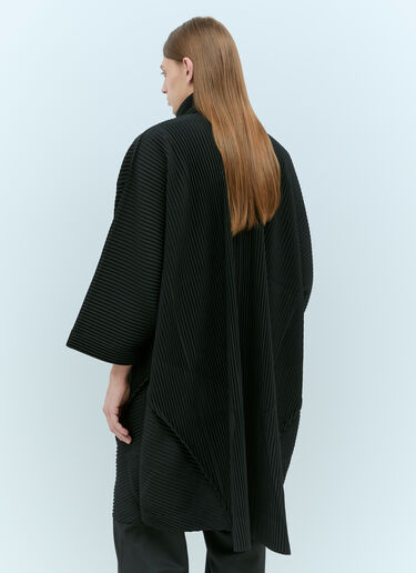 Homme Plissé Issey Miyake December Coat Black hmp0155005