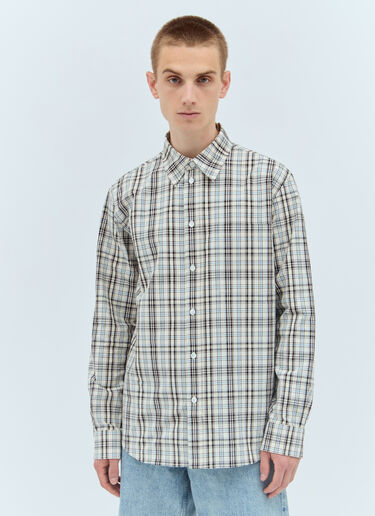 Bottega Veneta 格纹府绸衬衫  乳白色 bov0157004