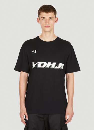 Y-3 Logo T-Shirt Black yyy0349008