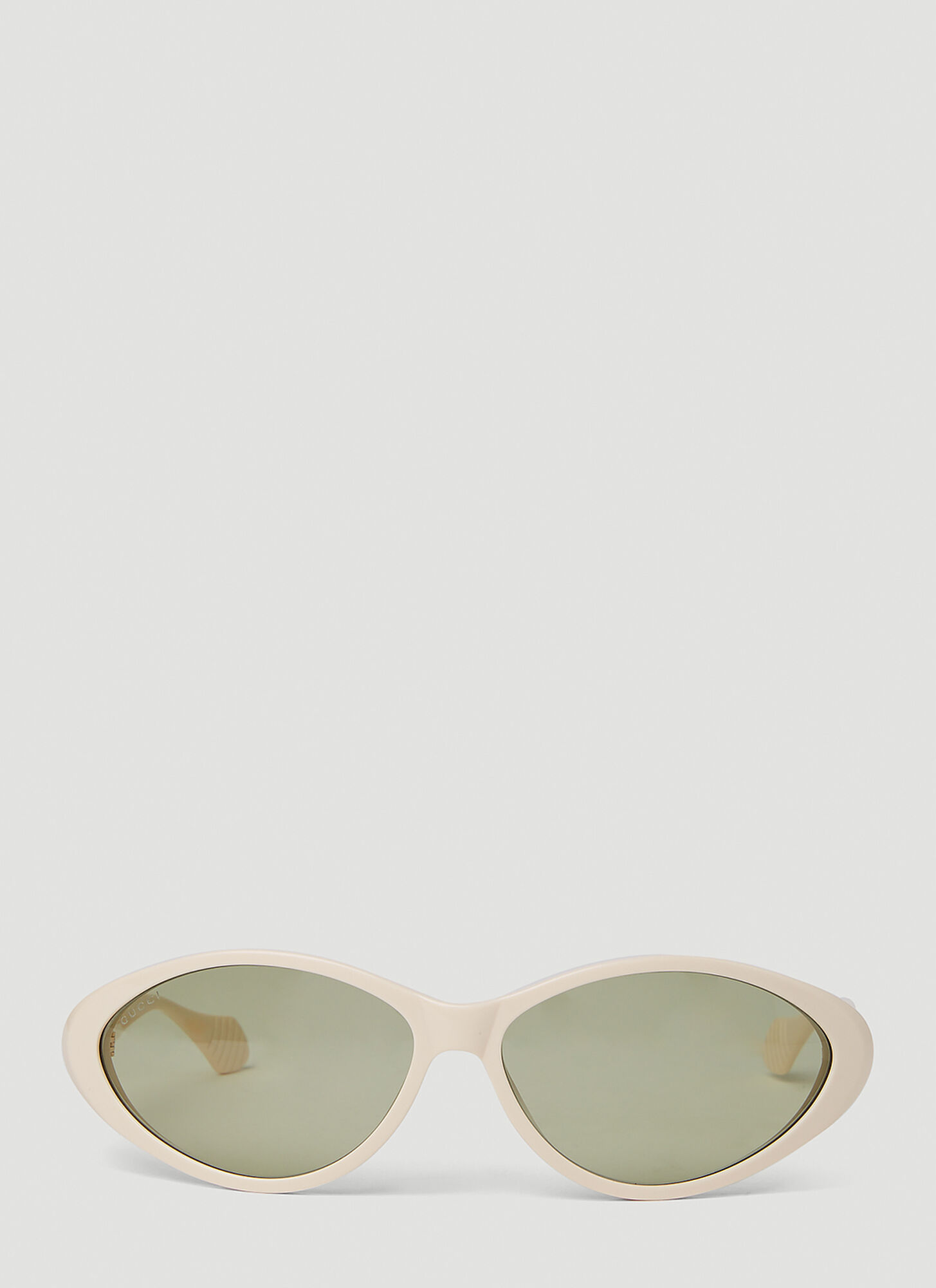 Gucci Cat Eye Sunglasses In Cream