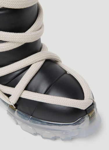 Lunar Tractor Padded Leather Boots Rick Owens Lunar Tractor Padded Leather Boots Black ric0153026