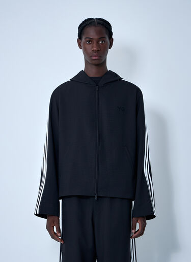 Y-3 Hooded U Wire Motif Sweatshirt Black yyy0162016