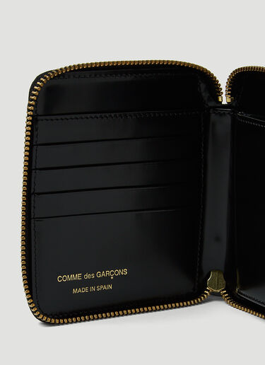 Comme des Garçons Wallet Dots Zip-Around Wallet Black cdw0347006