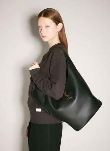 Saint Laurent Le 5 à 7 Hobo Bucket Bag Black sla0257095