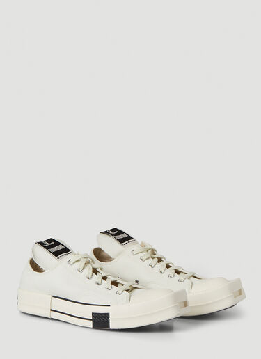 Rick Owens x Converse TURBODRK Chuck 70 Ox Sneakers White rco0346002