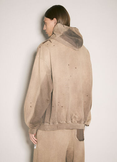 Maison Mihara Yasuhiro Sun Faded Hooded Sweatshirt Brown mmy0158010