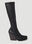 GANNI Knee-High Cowboy Boots Black gan0251042