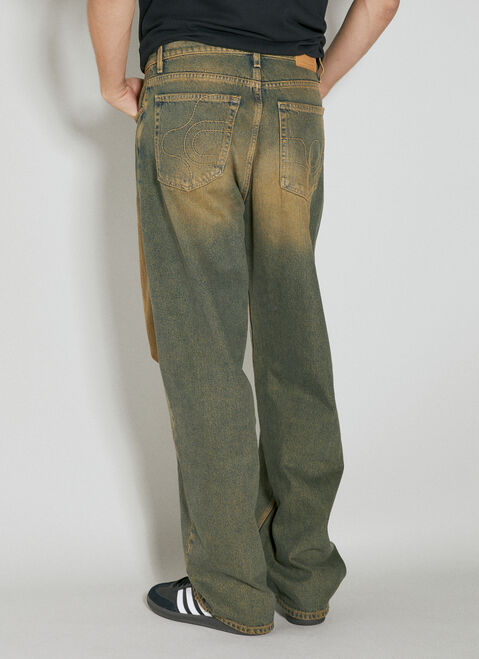 Y/Project Benz Rust Denim Jeans Dark Green ypr0153007