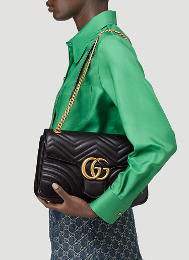 Gucci GG Marmont 2.0 Shoulder Bag Black guc0243202