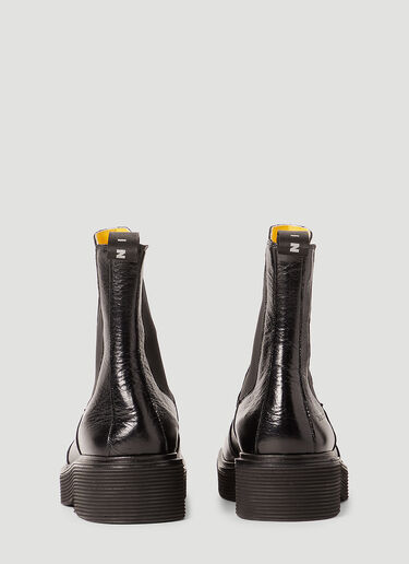 Marni Pierced Chelsea Boots Black mni0153017