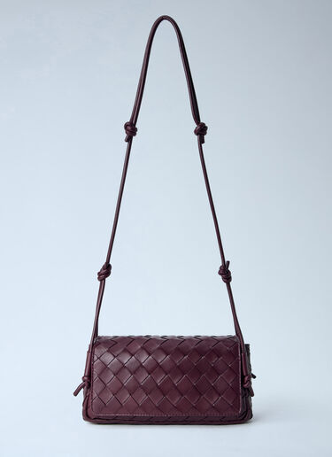 Bottega Veneta Notturno Shoulder Bag Burgundy bov0264030