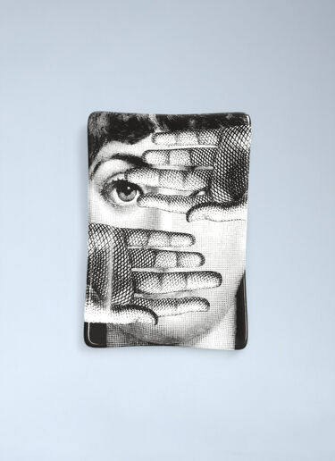 Fornasetti Tema e Variazioni N.154 Rectangle Ashtray Black wps0691878