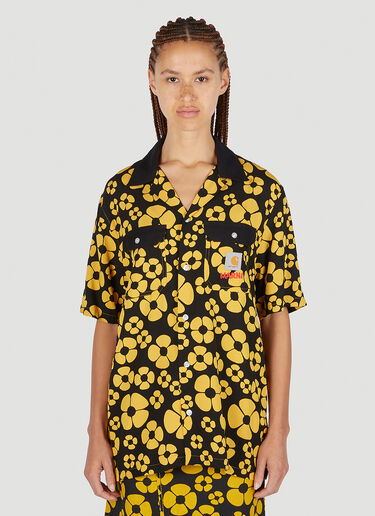 Marni x Carhartt Floral Print Shirt Yellow mca0250002