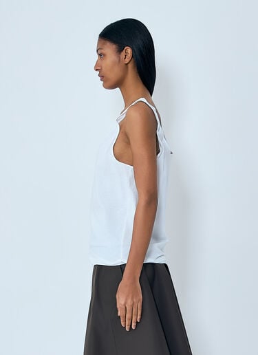 Prada Jersey Tank Top White pra0263004