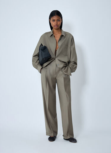 The Row Pino Shirt Beige row0262013