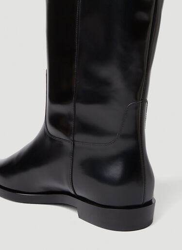 TOTEME Riding Boots Black tot0251006