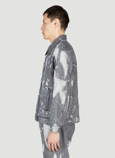 LN-CC x Non Raglan Bleached Denim Jacket Grey non0152006