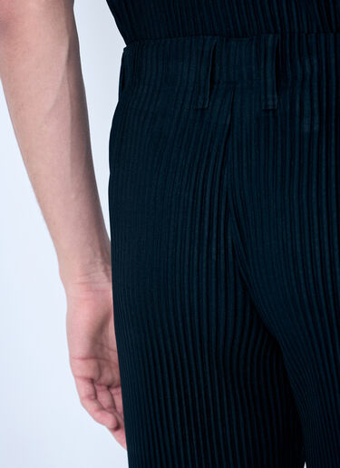 Homme Plissé Issey Miyake Pleated Pants With Belt Loops Black hmp0159014