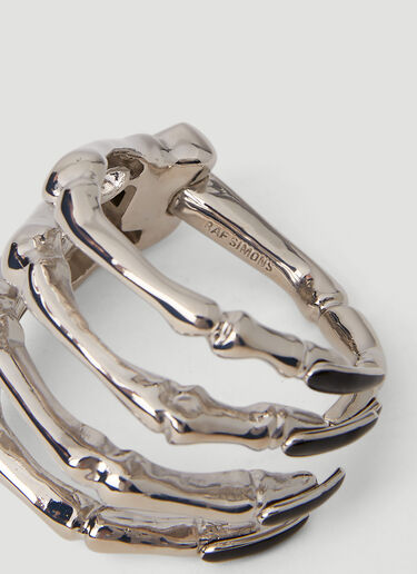 Raf Simons Skeleton Hand Ring Silver raf0350001