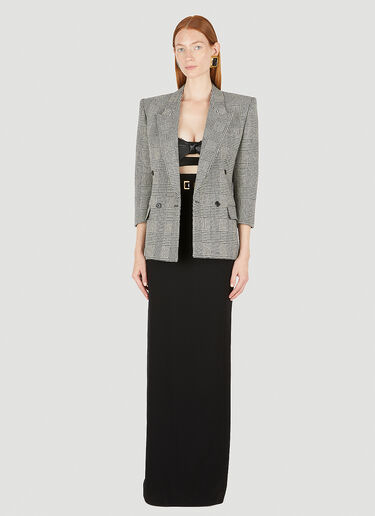 Saint Laurent Full Length Skirt Black sla0248013