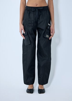 GANNI Duchesse Cargo Pants Brown gan0259002