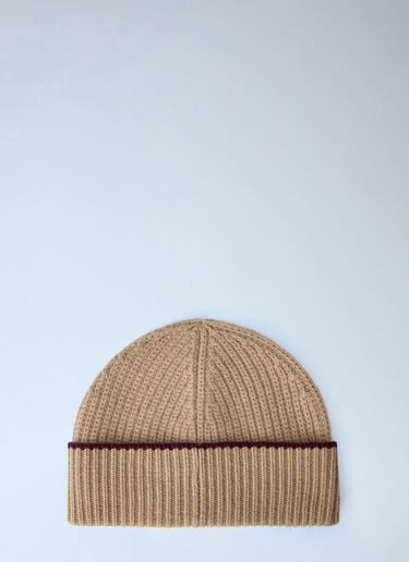 Chloé Encoeur Beanie Hat Beige chl0265072