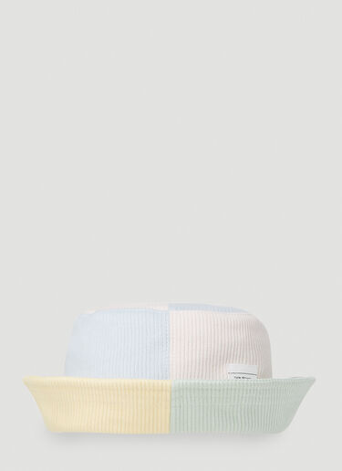 Thom Browne Corduroy Bucket Hat Pink thb0151046