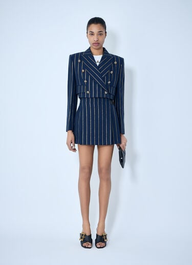 Vivienne Westwood Cut-Off Blazer Navy vvw0264002