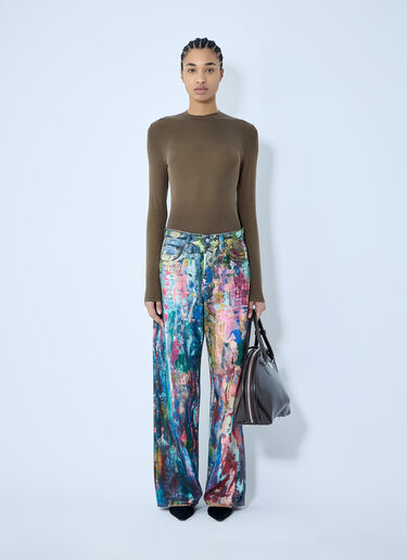Acne Studios 紧身罗纹 T 恤 棕色 acn0259027