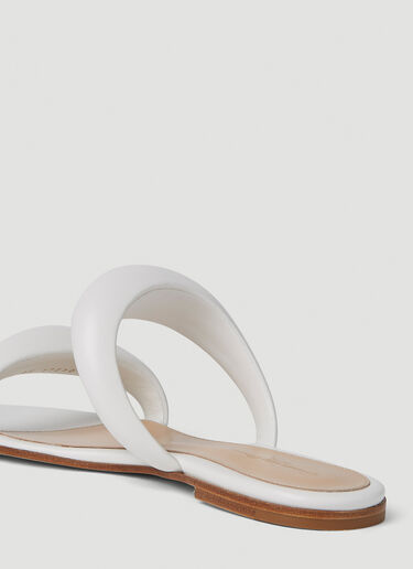 Padded Strap Flat Sandals Gianvito Rossi Padded Strap Flat Sandals White gia0251012