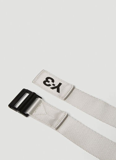 Y-3 Buckle Strap Belt Light Grey yyy0152058