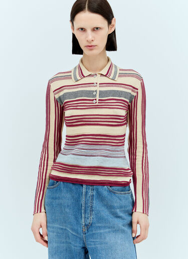 Bottega Veneta Striped Knit Sweater Multicolour bov0257014