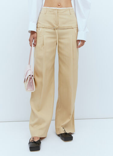 Jacquemus Le Pantalon Criollo 长裤 米色 jac0254116