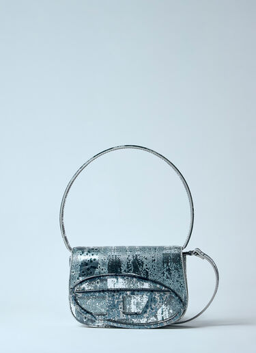Diesel 1DR ショルダーバッグ シルバー dsl0259033