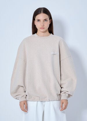 Jacquemus Le Ruban Sweatshirt Beige jac0266024