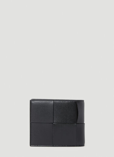 Bottega Veneta イントレチャート 二つ折りウォレット ブラック bov0153048