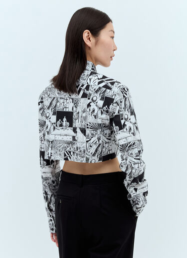 Coperni 短款图案衬衫 黑色 cpn0255005