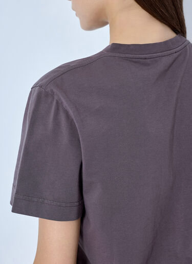 LN-CC® - Jacquemus: Gros Grain Crewneck T-Shirt - Purple Jacquemus Gros Grain Crewneck T-Shirt Purple jac0266028